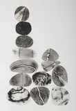 Tessa Horrocks, Pebbles are great’, collagraph, signed, dated 2011, 2011, titled and editioned 1/1 in pencil