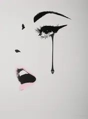 Cassandra Yap, The things you do to me, 21st century screenprint with glitter