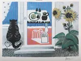 Mary Fedden, Goodbye to Darius, colour print