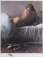 Douglas Hofmann, Satin Slippers, colour lithograph