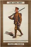 William Henry Caffyn, Come Along, Boys!, lithograph in colours
