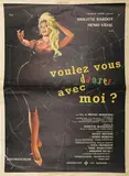 Clement Hurel, Voulez vous danser avec moi?’ [Come Dance with Me] (Movie Poster), offset lithograph