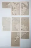 Joseph Wilson Lowry, America in Eight Sheets, shewing the latest discoveries, engraving on eight separate sheets