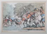 Thomas Rowlandson, Soldiers on a March