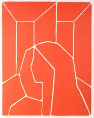 Shōsuke Ōsawa, Abstract Composition, screenprint