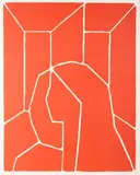 Shōsuke Ōsawa, Abstract Composition, screenprint