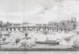 Benjamin Cole, The South East Prospect of Westminster Bridge, engraving on laid paper