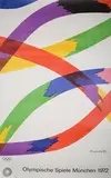 Piero Dorazio, Olympische Spiele München 1972' (Poster for the 1972 Munich Olympic Games), lithograph in colours
