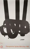 Pierre Soulages, Olympische Spiele München 1972' (Poster for the 1972 Munich Olympic Games), lithograph in colours