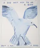 David Shrigley, I Did Not Ask To Be A Bird, offset lithograph