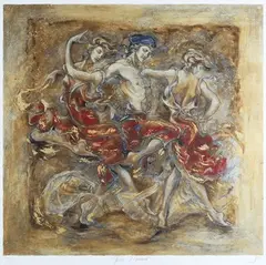 Joy Kirton Smith, Three Dancers, 2002, 21st century colour print