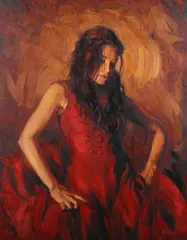 Mark Spain, Dance of Passion, 2006, giclee on canvas