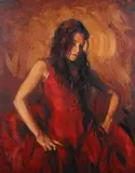 Mark Spain, Dance of Passion, 2006, giclee on canvas