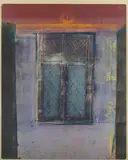 Barbara Rae, Wall Cupboard, December, Gaucin, monotype