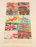 Tom Phillips, Ten Union Jacks, screenprint in colours on wove paper