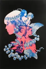 Cassandra Yap, Electric Ladyland, screenprint in colours