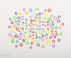 Hayden Kays, I Cxxt Spell, 2014, screenprint