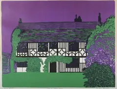 Geoffrey Elliott, Puttenden Manor, Surrey, screenprint