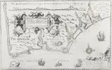 Lucas Janszoon Waghenaer, The Kingdom of Algarve' (Map of Southern Portugal), engraving on laid paper