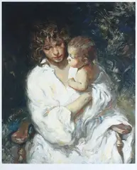 Jose Royo, Maternidad, 1999, limited edition colour print