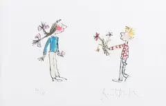 Quentin Blake, Simpkin Nice, limited edition giclée colour print