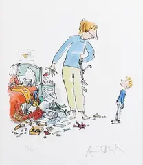 Quentin Blake, Simpkin This, limited edition giclée colour print