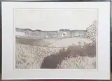 John Brunsdon, Towards Abbotsbury, etching on wove paper