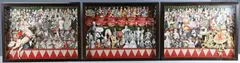 Peter Blake, 3D Circus Collage (Left, Centre, Right), three archival inkjet 3D collages, all signed and editioned 25/60 in ink