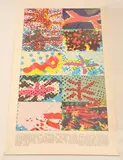 Tom Phillips, Ten Union Jacks, screenprint in colours on wove paper