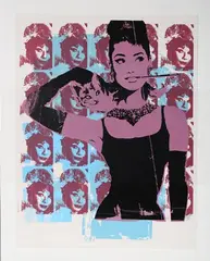 Jim Starr, Audrey Hepburn, 2006, 21st century screenprint on wove paper