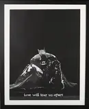 Trafford Parsons, Love Will Tear Us Apart, silkscreen with spray paint