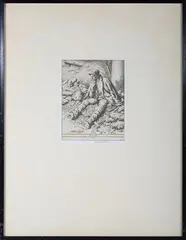 Stanley Anderson, The Stone Breaker (What's Life But Full of Care and Doubt with all its Fine Humanities, Hood), engraving with etching on wove paper