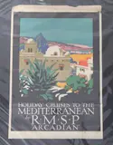 Frank Newbould, Holiday Cruises to the Mediterranean by R.M.S.P. Arcadian (Ocean Liner Travel Poster), lithograph in colours