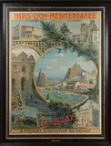 Edmond Marie Petitjean, Paris-Lyon-Méditerranée, Le Velay, Syndicat D'Initiative du Velay' (Travel Poster), lithograph in colours
