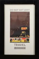 Kathleen Stenning, Do Not Get Lost, Travel Underground' (Poster for London Transport), lithograph in colours
