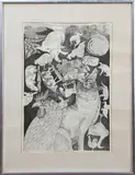 Glynn Thomas, Animal Farm, etching with aquatint