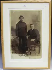 Tom Phillips, We are the People no.3, two Men, Aberdeen, archival inkjet with silkscreen