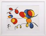 Spirales by Alexander Calder, lithograph in colours, sold Aug 2022