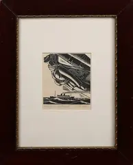 John Archibald Austen, Figure Head and Steam Ship, woodcut