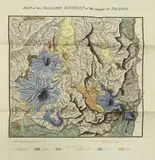 George Julius Poulett Scrope, Maps & Plates to the memoir on the Geology & Volcanic Formations of Central France, 19 engravings with aquatint and hand-colouring
