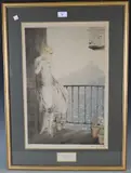 Louise by Louis Icart, colour etching published by Les Graveurs Modernes circa 1927, sold Apr 2022
