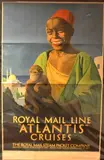 Percy Padden, Royal Mail Line Atlantis Cruises' (Istanbul Travel Poster), lithograph