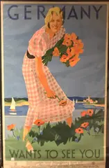 Hans Wilhelm Plessen, Germany Wants to See You' (Travel Poster), lithograph