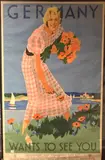 Hans Wilhelm Plessen, Germany Wants to See You' (Travel Poster), lithograph