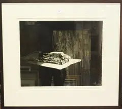Michael Sandle, Rock Monument, 1976, etching with aquatint