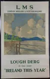 Paul Henry, L.M.S. London Midland & Scottish Railway, Lough Derg, Ireland This Year' (Travel Poster), lithograph