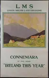 Paul Henry, L.M.S. London Midland & Scottish Railway, Connemara, Ireland This Year' (Travel Poster), lithograph