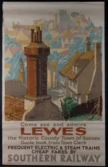 F Gregory Brown, Come see and admire Lewes' (Southern Railway Travel Poster), lithograph