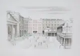David Gentleman, Covent Garden, three colour lithographs