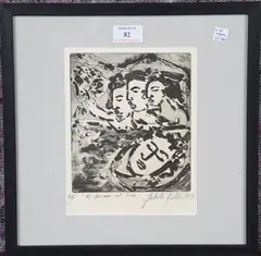 Juliette Goddard, A Dream at Sea, etching with aquatint